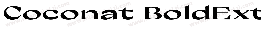 Coconat BoldExt字体转换